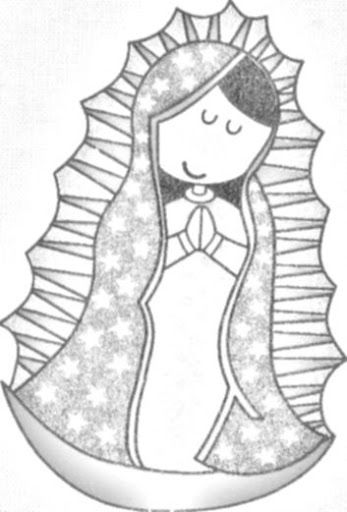 Virgin of guadalupe coloring pages coloring pages virgen de guadalupe imãgenes de la virgen virgen de guadalupe animada