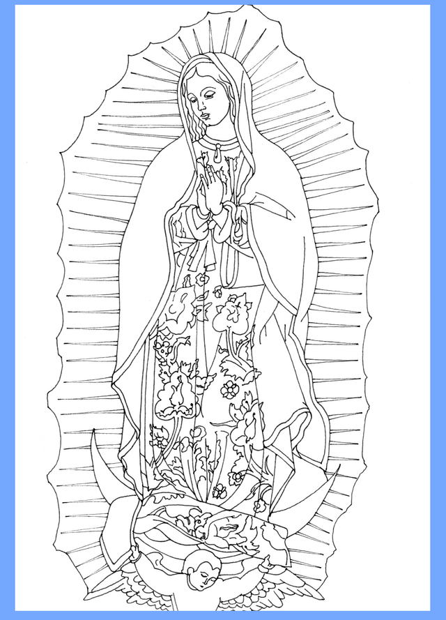 Saints coloring pages