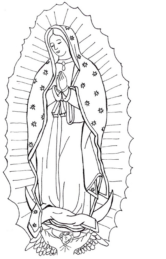 Immaculate conception coloring pages