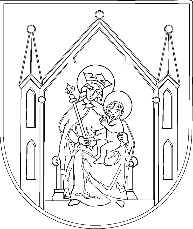 Mother mary coloring pages