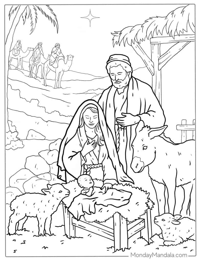 Jesus coloring pages free pdf printables