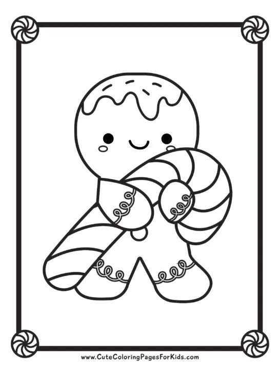 Christmas coloring pages cute free printable downloads