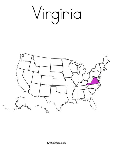 Virginia coloring page