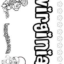 Virginia coloring pages