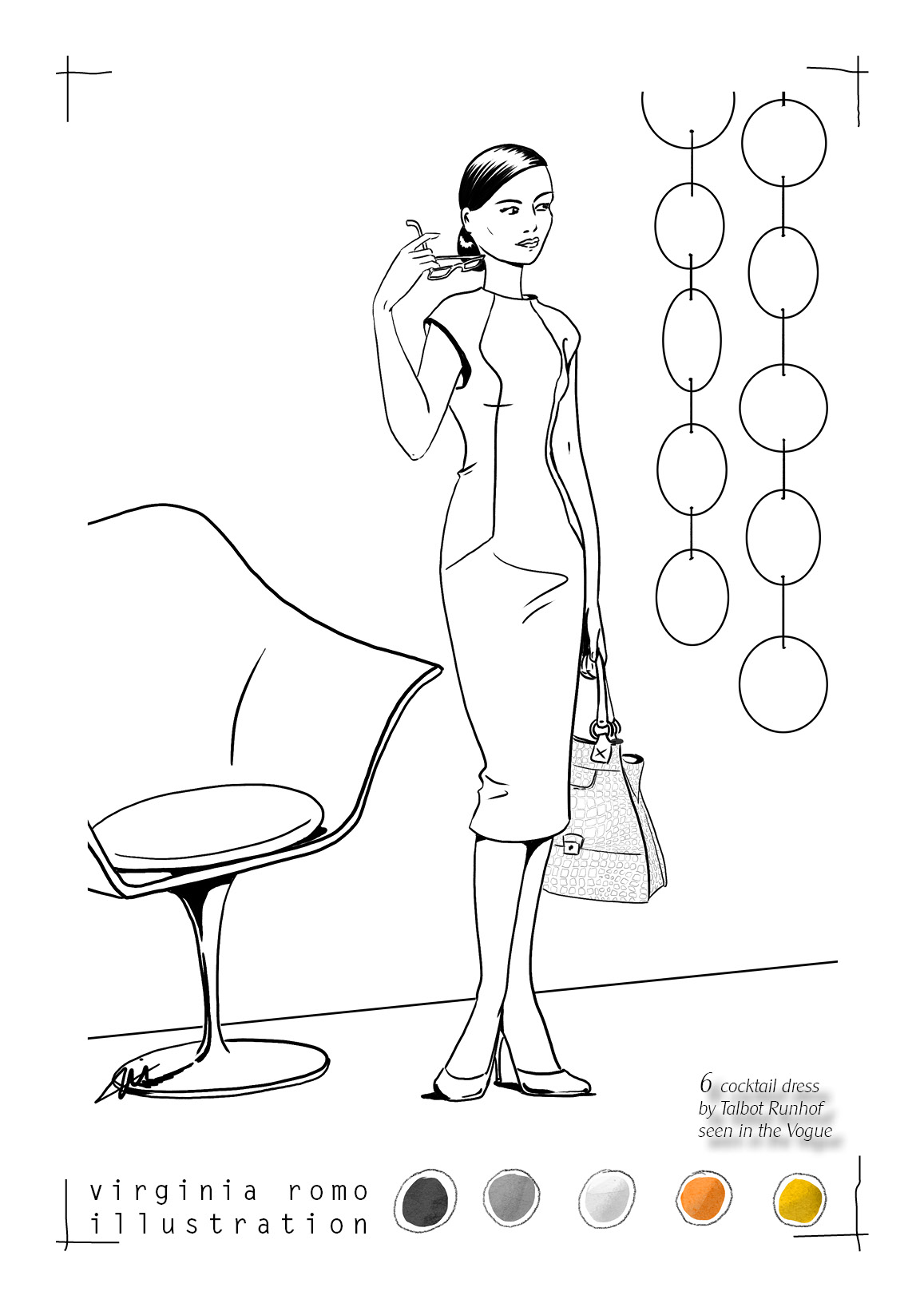 Coloring page â virginia romo illustration