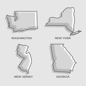 Page dc virginia map vectors illustrations for free download