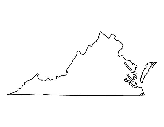 Printable virginia template virginia tattoo virginia art string art patterns