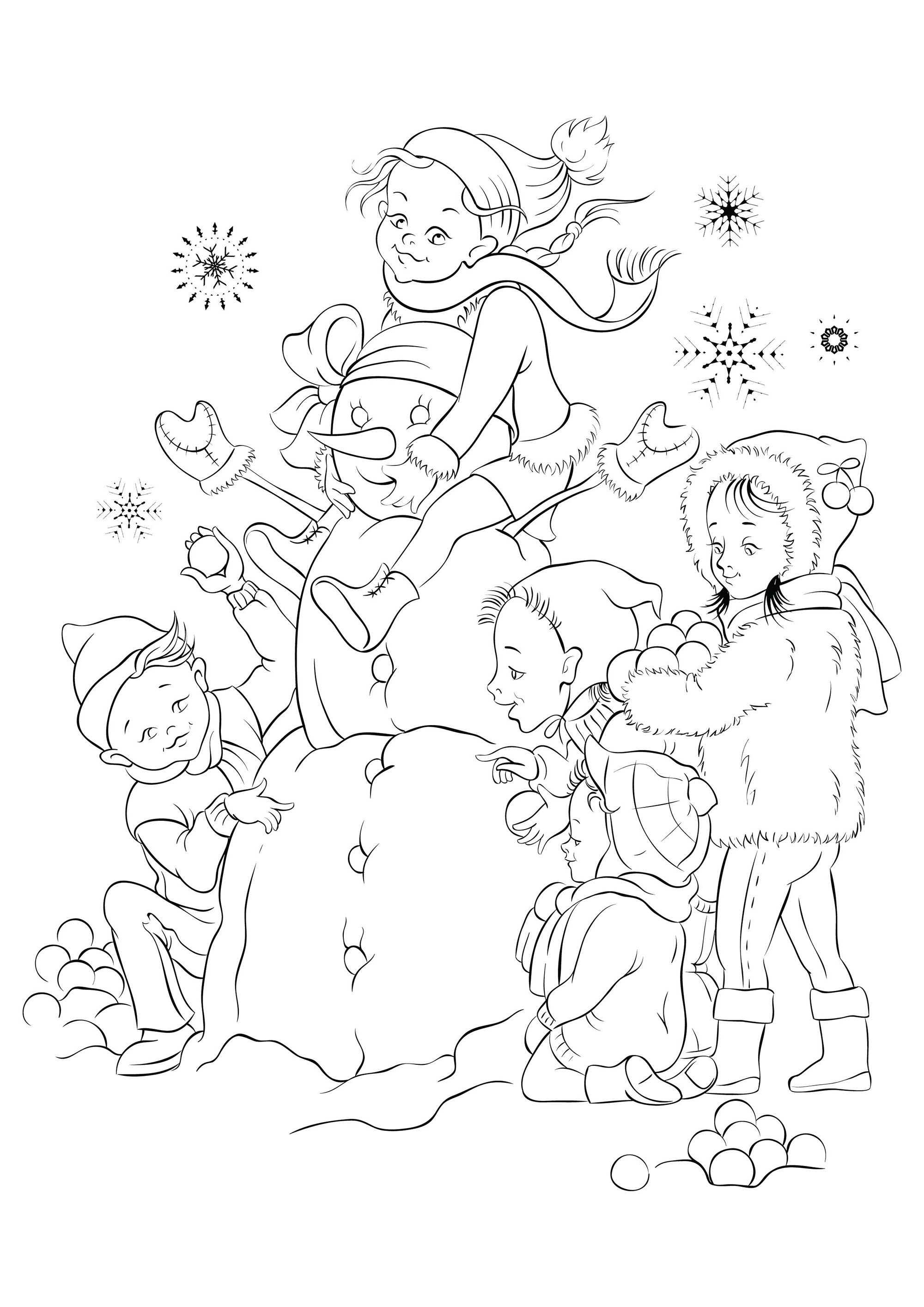 Livro de colorir de natal de inverno para crianãas desenho desenho para colorir natal