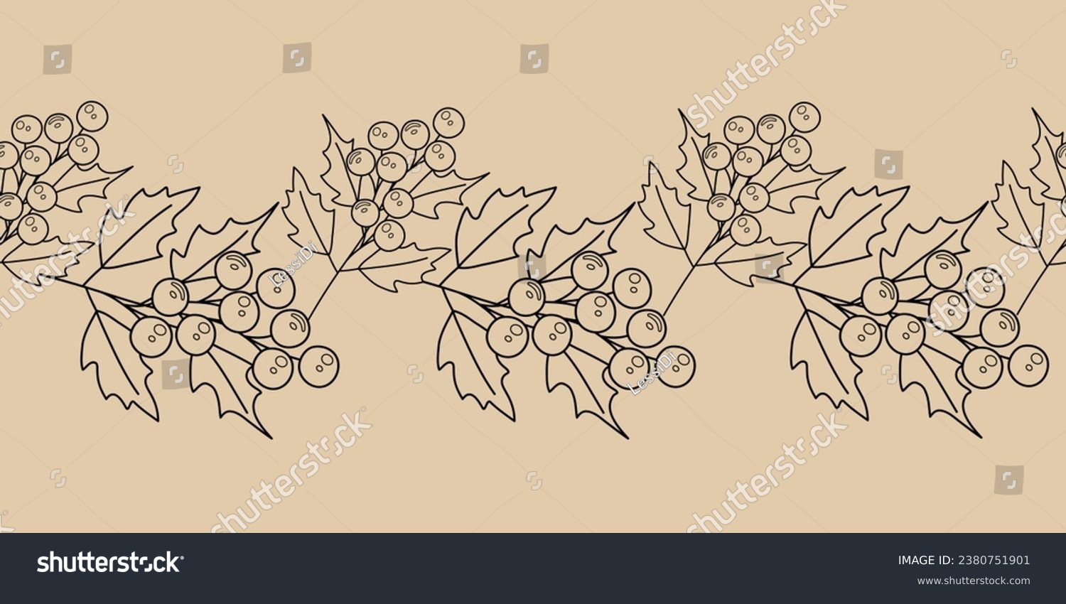 Mistletoe outline mais de vetores e artes vetoriais stock licenciãveis e livres de direitos