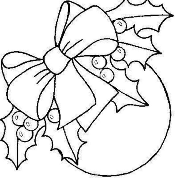 Christmas balls coloring pages