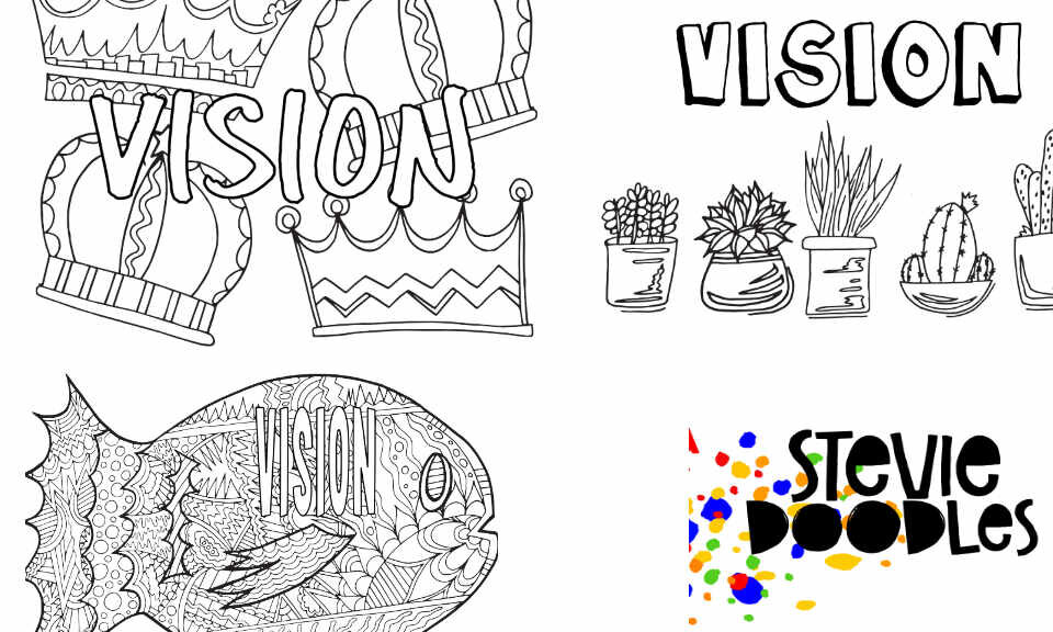 Vision free printable coloring pages â stevie doodles