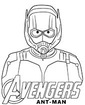 Printable vision avengers coloring page