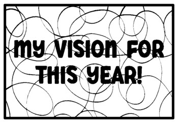 My vision for this year january coloring pages by anisha sharma