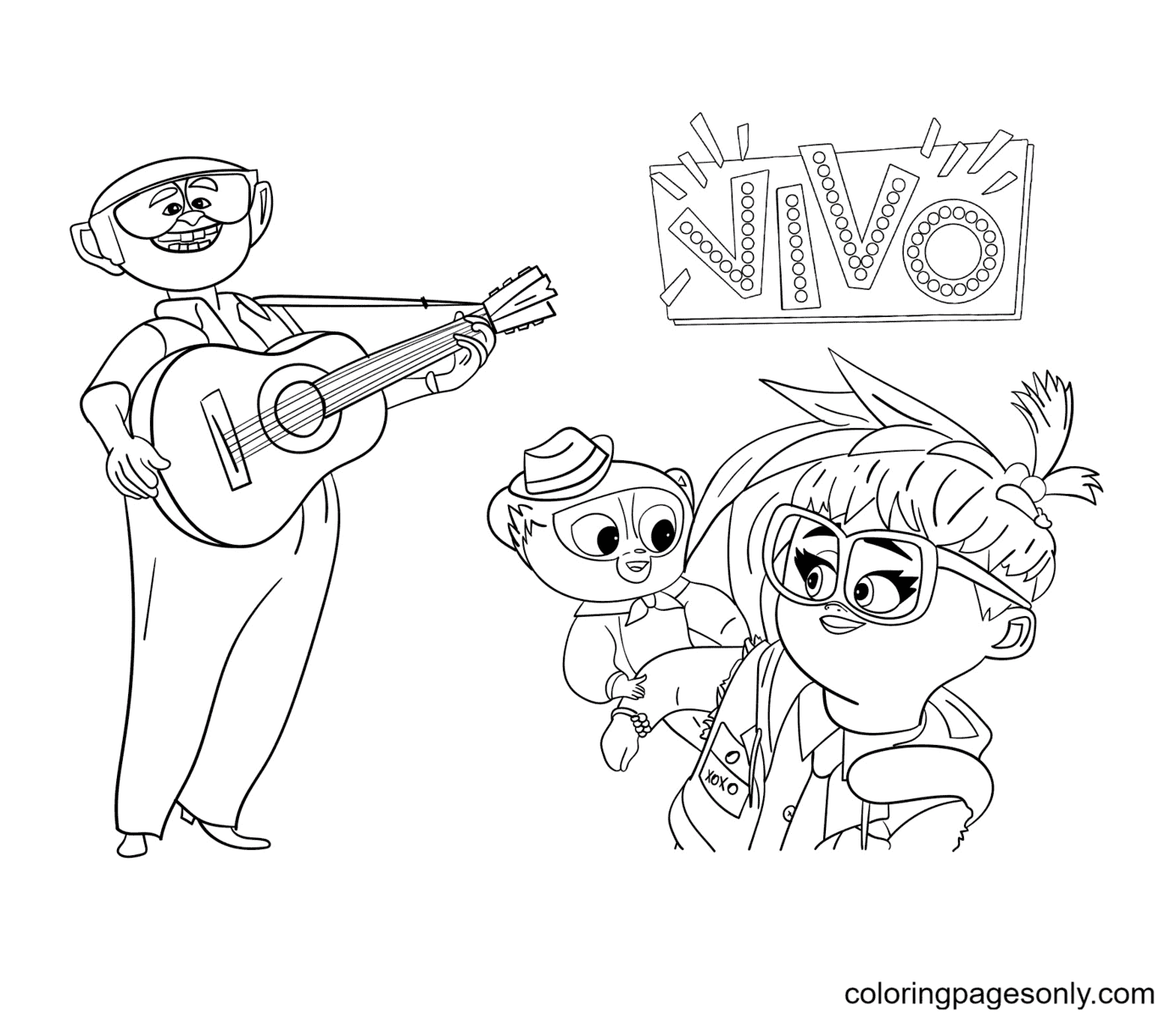 Vivo coloring pages printable for free download