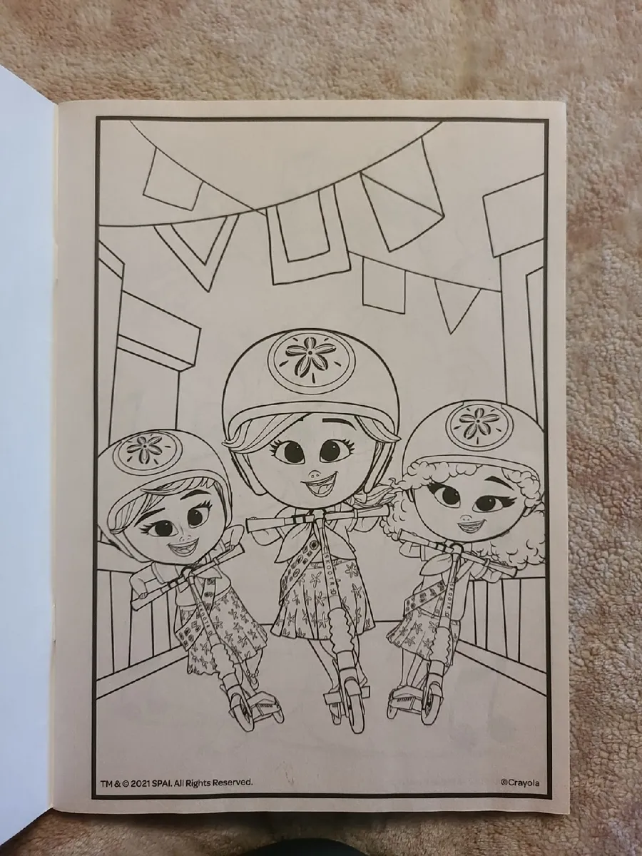 New crayola vivo coloring book page sony pictures animation