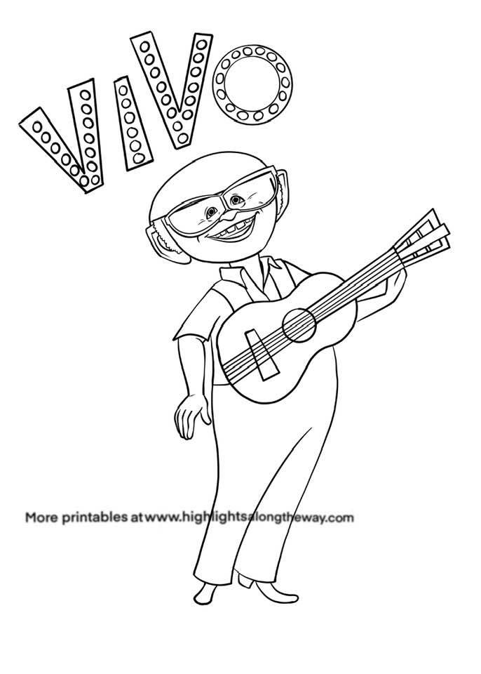 Vivo free coloring pages