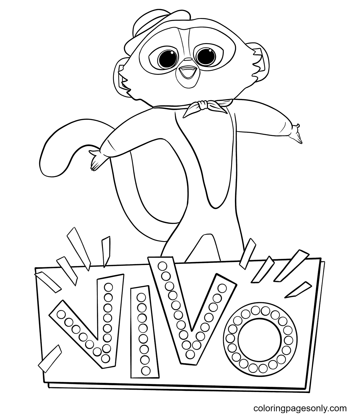 Vivo coloring pages printable for free download