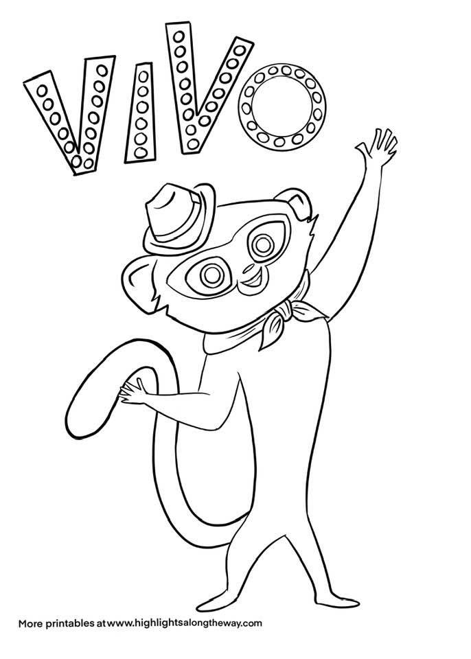 Vivo free coloring pages