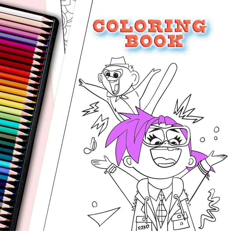 Vivo coloring pages for kids best gift for girls best gift for boys