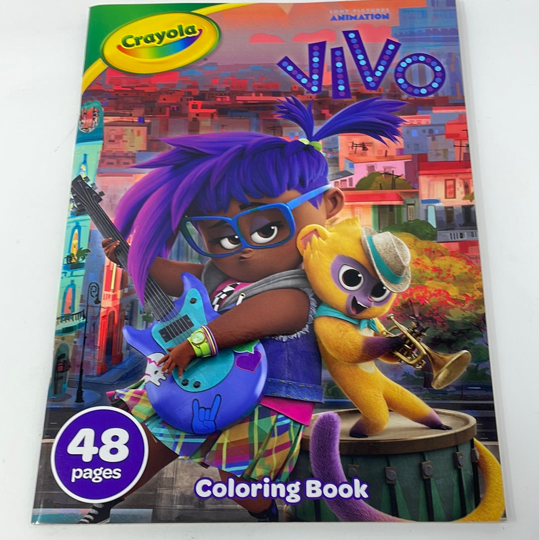 Crayola sony pictures animation vivo page coloring book â