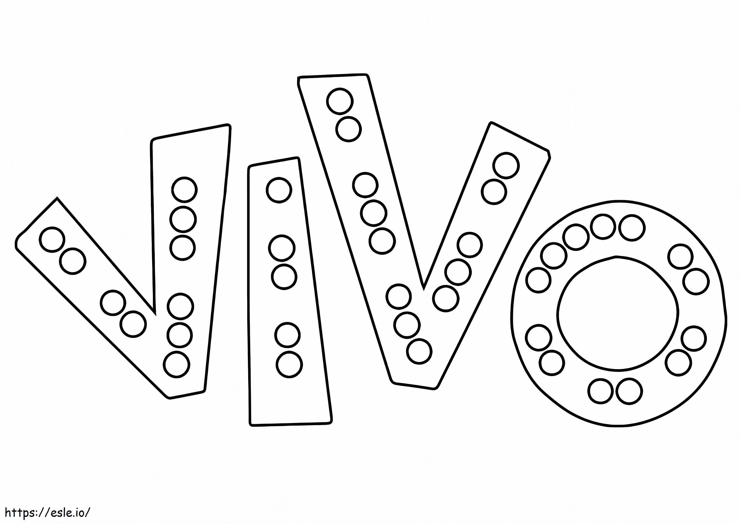 Netflix vivo logo coloring page