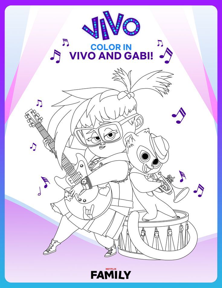 Vivo free printable coloring pages fun summer activities movie crafts