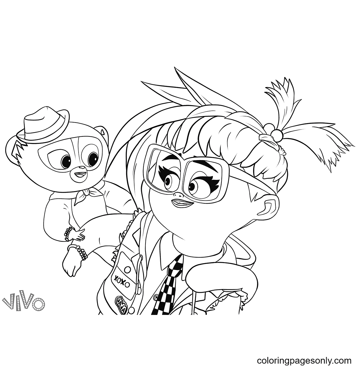 Vivo coloring pages printable for free download