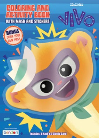 Vivo coloring and activity book coloring books at retro reprints