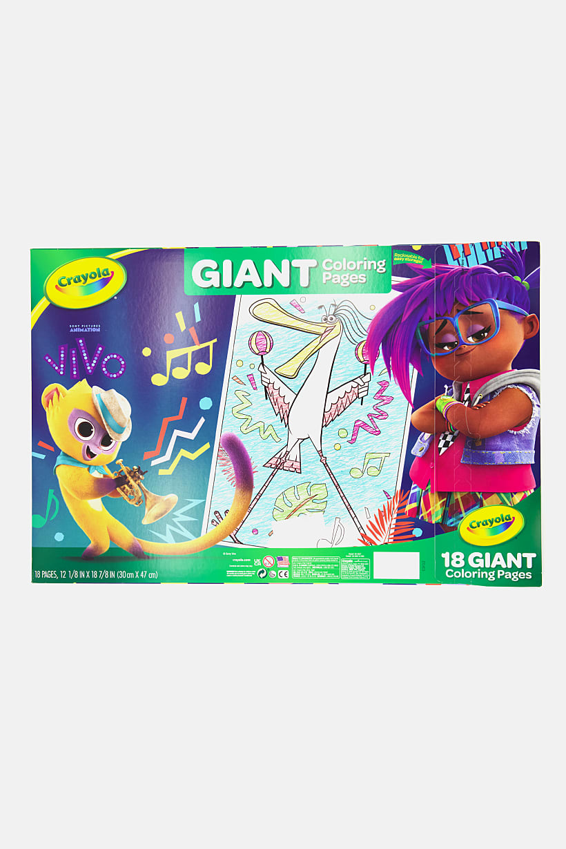 Buy crayola vivo giant coloring pages blue purple bo online brands for less