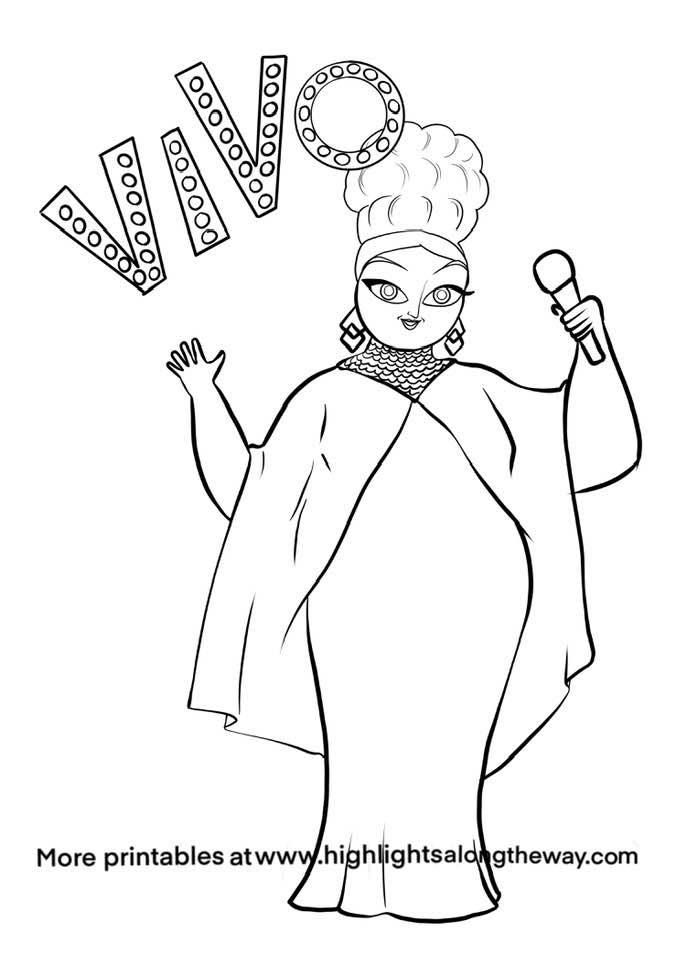 Vivo free coloring pages