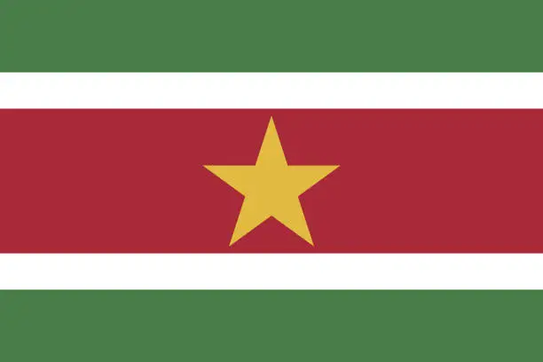 Suriname flageps royalty free stock svg vector