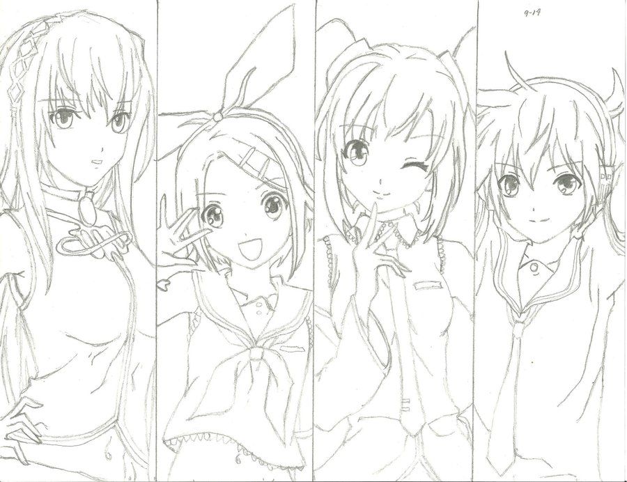 Vocaloid people coloring pages coloring pages coloring pages for girls