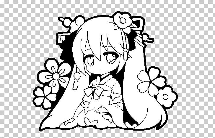 Colouring pages coloring book hatsune miku vocaloid png clipart adult arm black cartoon chibi free png