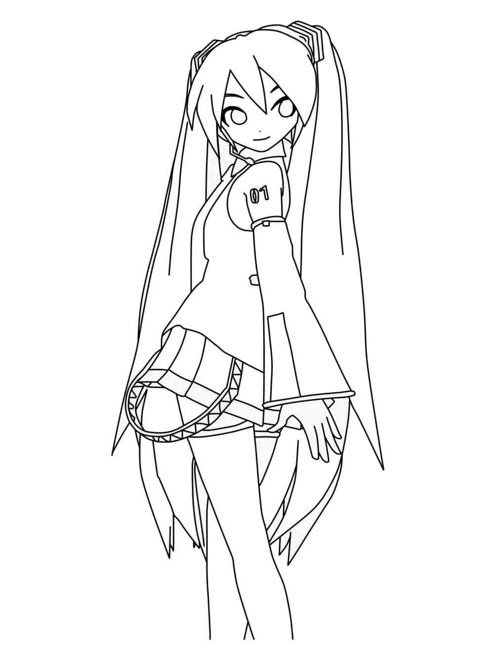 Vocaloid coloring pages