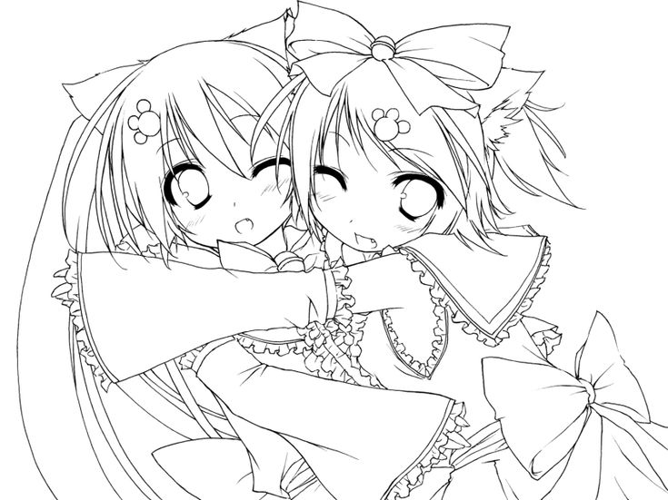 Vocaloid coloring pages