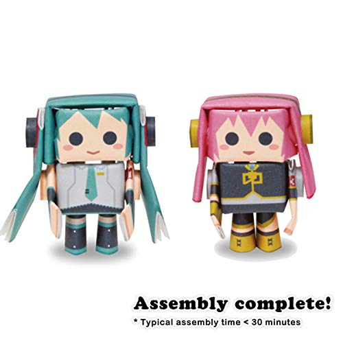 Piperoid diy d puzzle paper craft kit hatsune miku series miku luka