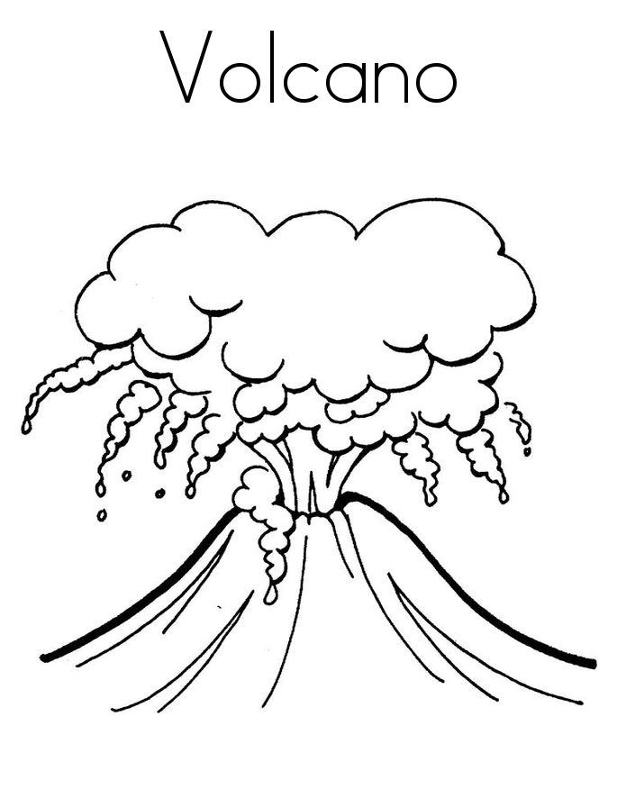 Free printable volcano coloring pages for kids volcano worksheet volcano volcano for kids