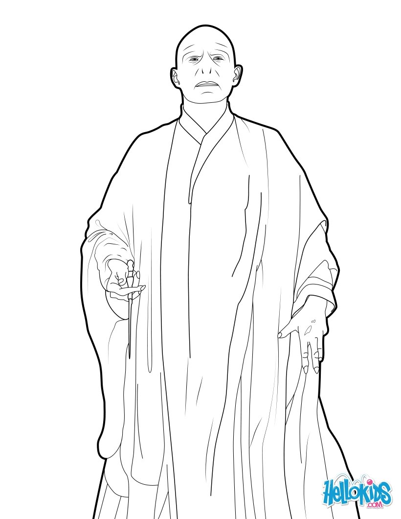 Voldemort coloring pages