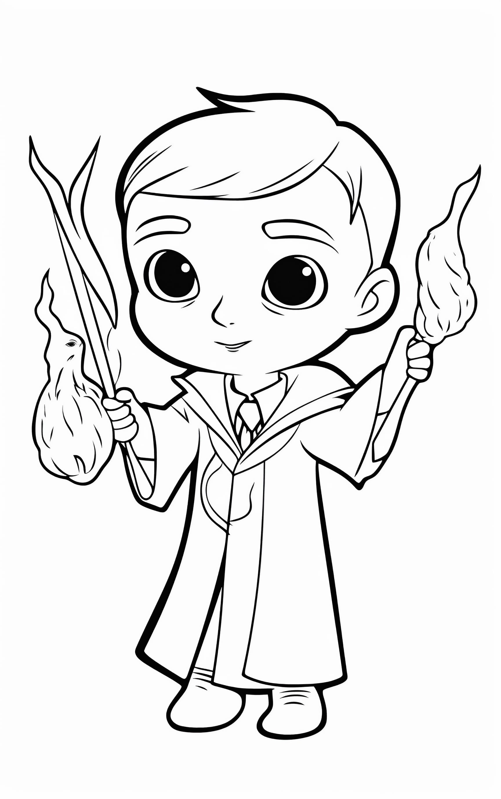 Harry potter coloring pages for free printable