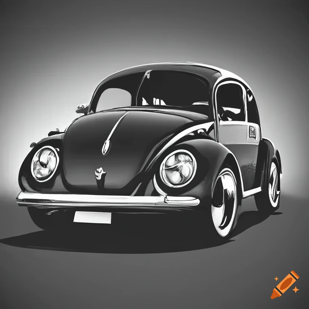 A simple car coloring page with clear outlines on white background on