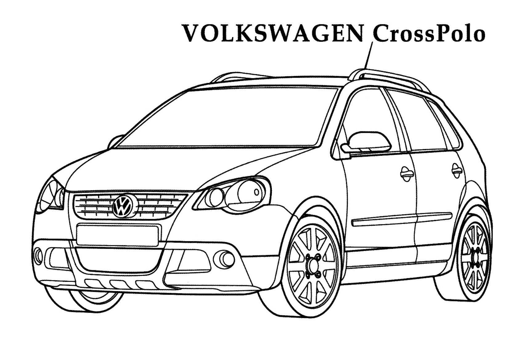 Volkswagen coloring pages to download and print for free