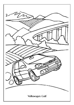 Customize your ride volkswagen coloring pages for unique car expression