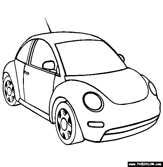 Volkswagen beetle coloring page free volkswagen beetle online coloring