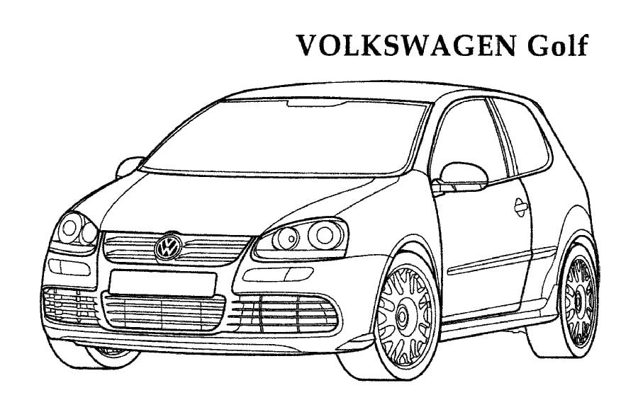Coloring pages volkswagen printable for kids adults free