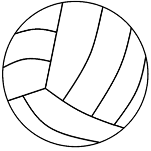 Volleyball coloring pages printable for free download