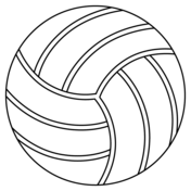 Volleyball coloring pages free coloring pages