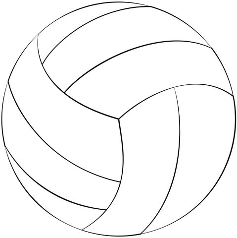 Volleyball coloring pages free coloring pages