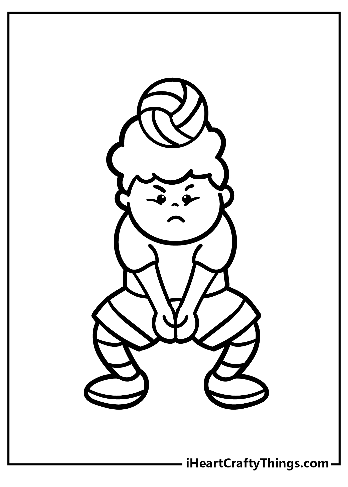 Volleyball coloring pages free printables