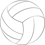 Volleyball coloring pages free coloring pages