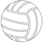 Volleyball coloring pages free coloring pages